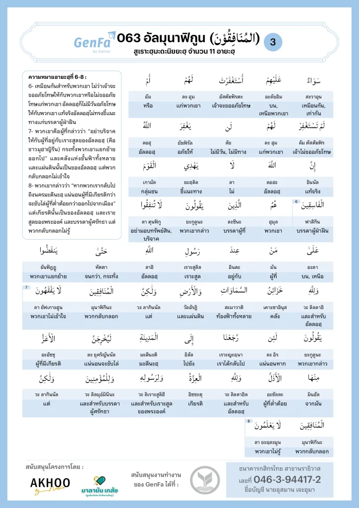 063 Almunafiqoon