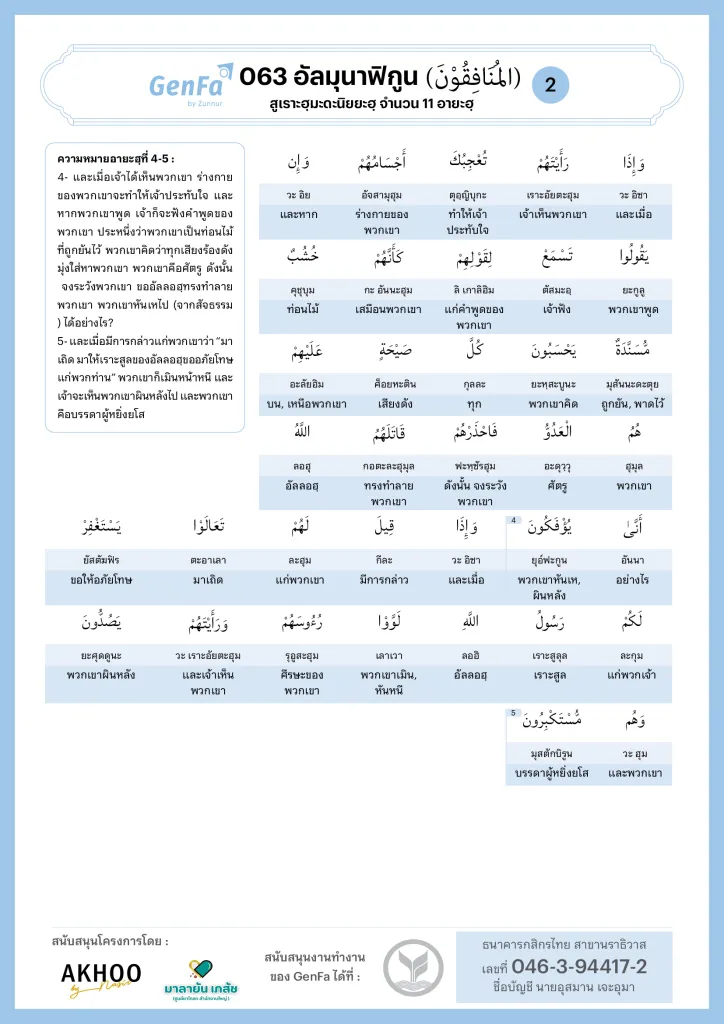 063 Almunafiqoon